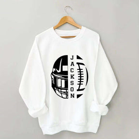 Personalized Football Season Mom Sweatshirt