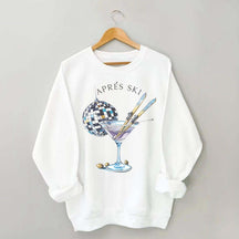 Womens Skiing Winter Sweatshirt