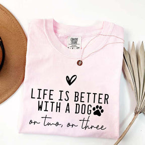 Minimalist Life Is Better With A Dog T-Shirt