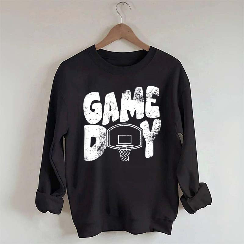 Game Day Basketball School Spirit Sweatshirt