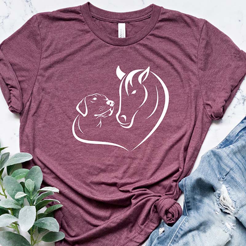 Horse Dog Lover T-Shirt