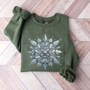 Snowflake Winter Christmas Sweatshirt