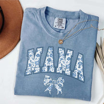 Cute Mama Blue Ribbon T-Shirt