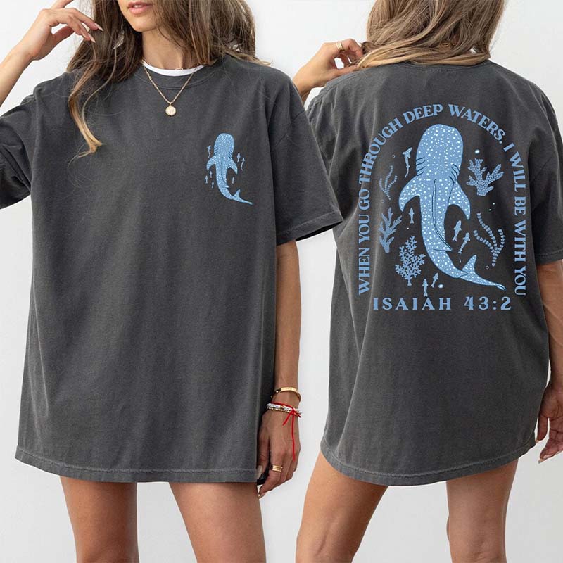 Whale Shark Beachy Coconut Girl T-Shirt
