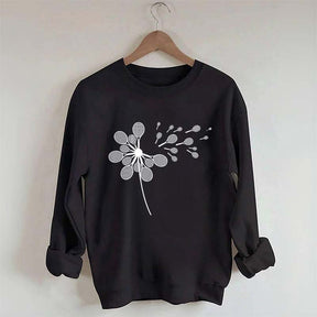 Dandelion Tennis Racket Minimalist Sweatshirt