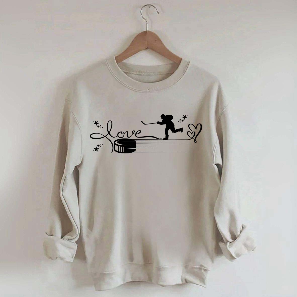 Coffee Hockey Dogs Coach Sweatshirt