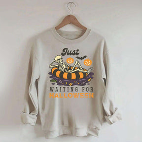 Funny Just Waiting for Halloween Sweatshirt
