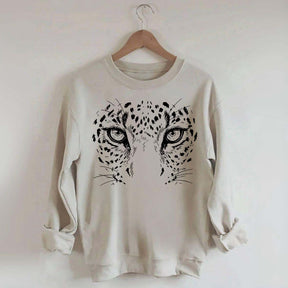 Comfort Colors Leopard Face Sweatshirt