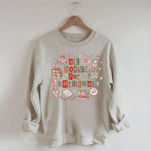 All Booked For Christmas Library Sweatshirt