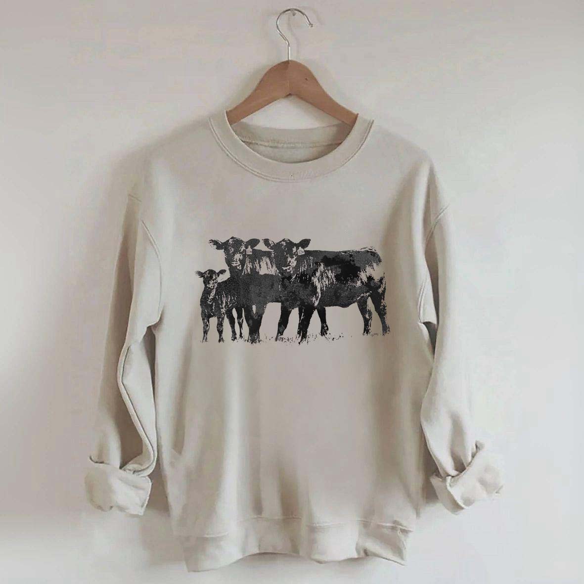 Cute Cow Western Country Love Sweatshirt