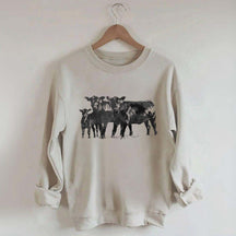 Cute Cow Western Country Love Sweatshirt