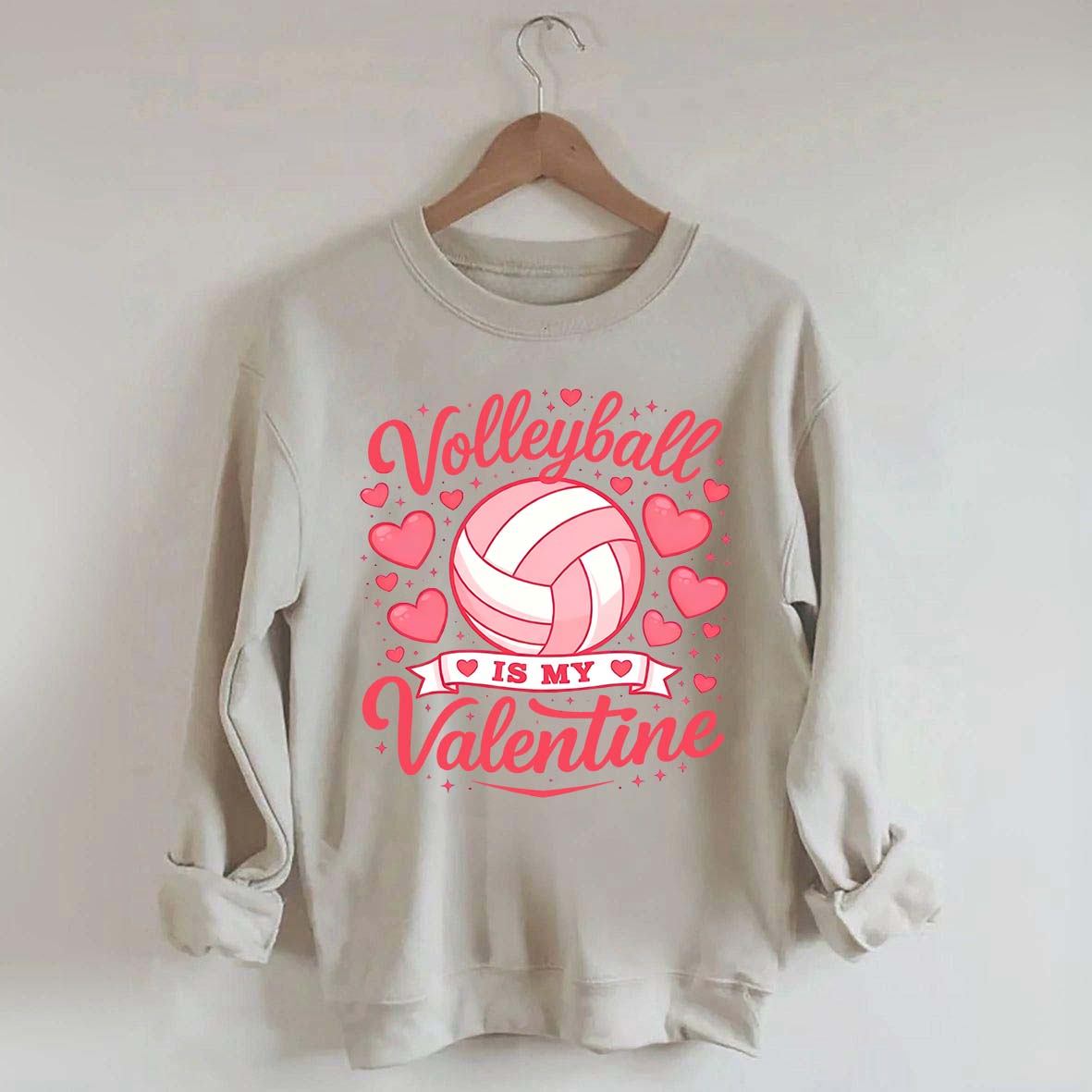 Volleyball Valentine Sweatshirt