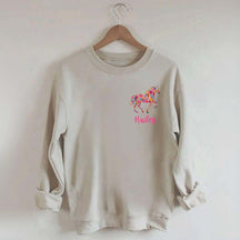Custom Girl Horse Sweatshirt