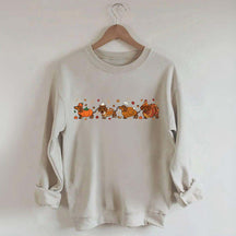 Cute Wiener Dog Turkey Costume Halloween Sweatshirt