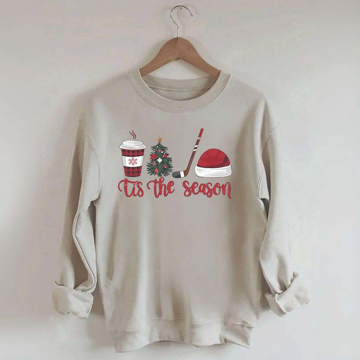 Christmas Hockey Lover Sweatshirt