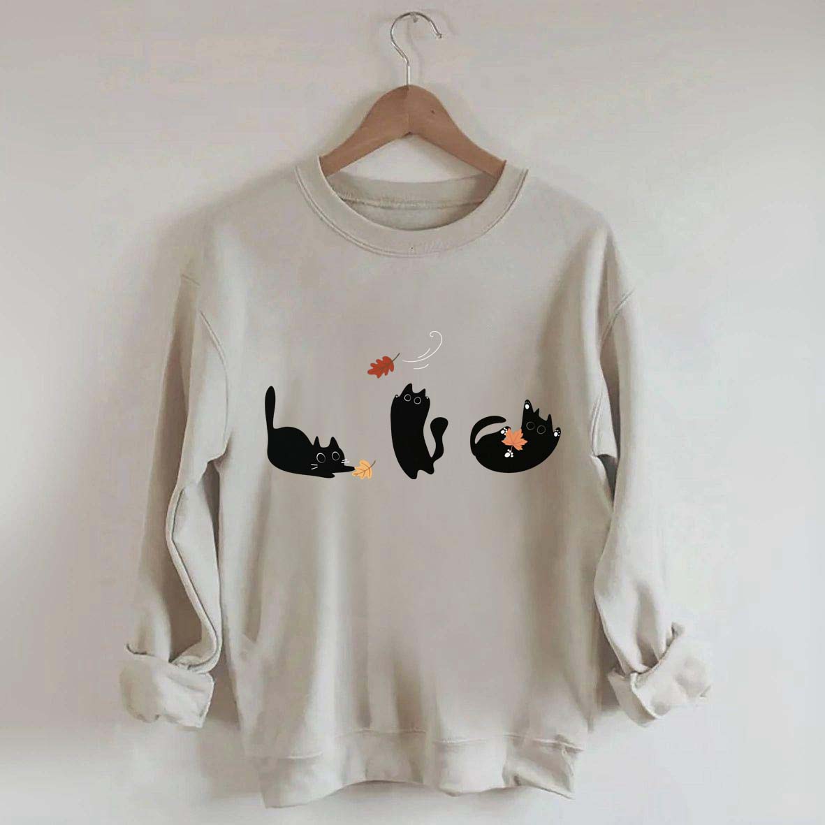 Comfort Colors Black Cats Fall Sweatshirt
