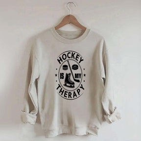 Hockey Is My Therapy Sweatshirt