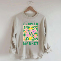 Boho  Pintaflores Floral Sweatshirt