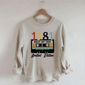 Audiotape And Letter Graphic Sweatshirt