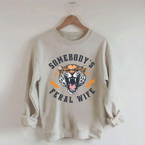Trendy Feral Wife Leopard Sweatshirt