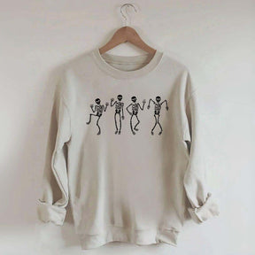 Minimalist Dancing Skeleton Sweatshirt