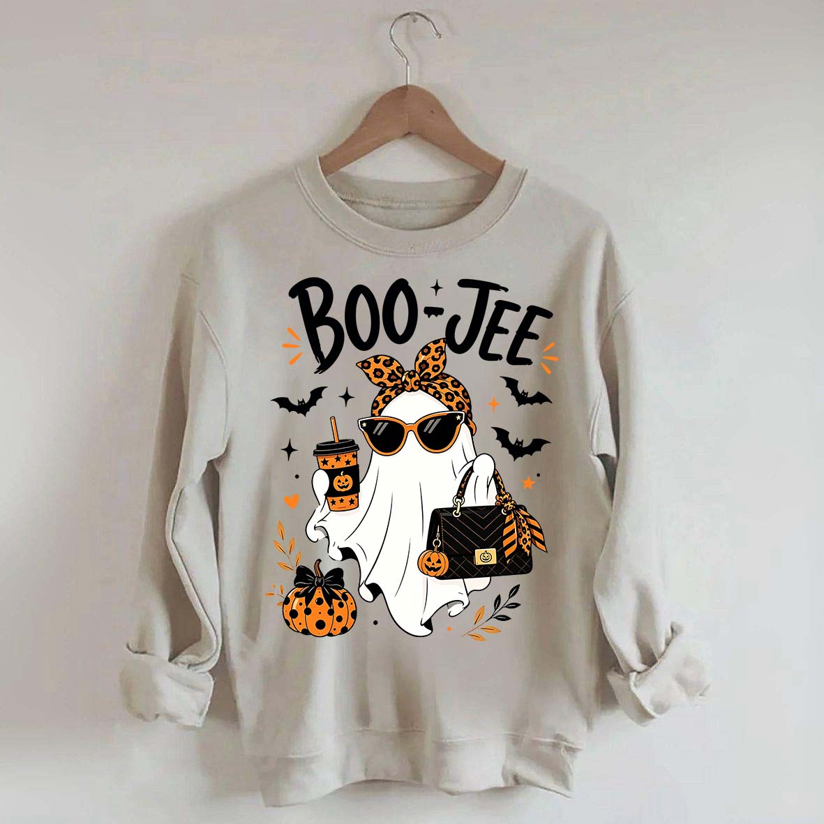 Coquette Ghost Leopard Cute Sweatshirt