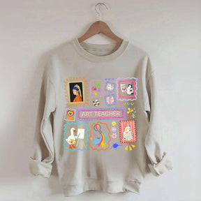Funny Art Teacher Sweatshirt
