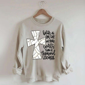 Volleyball Religous Sweatshirt