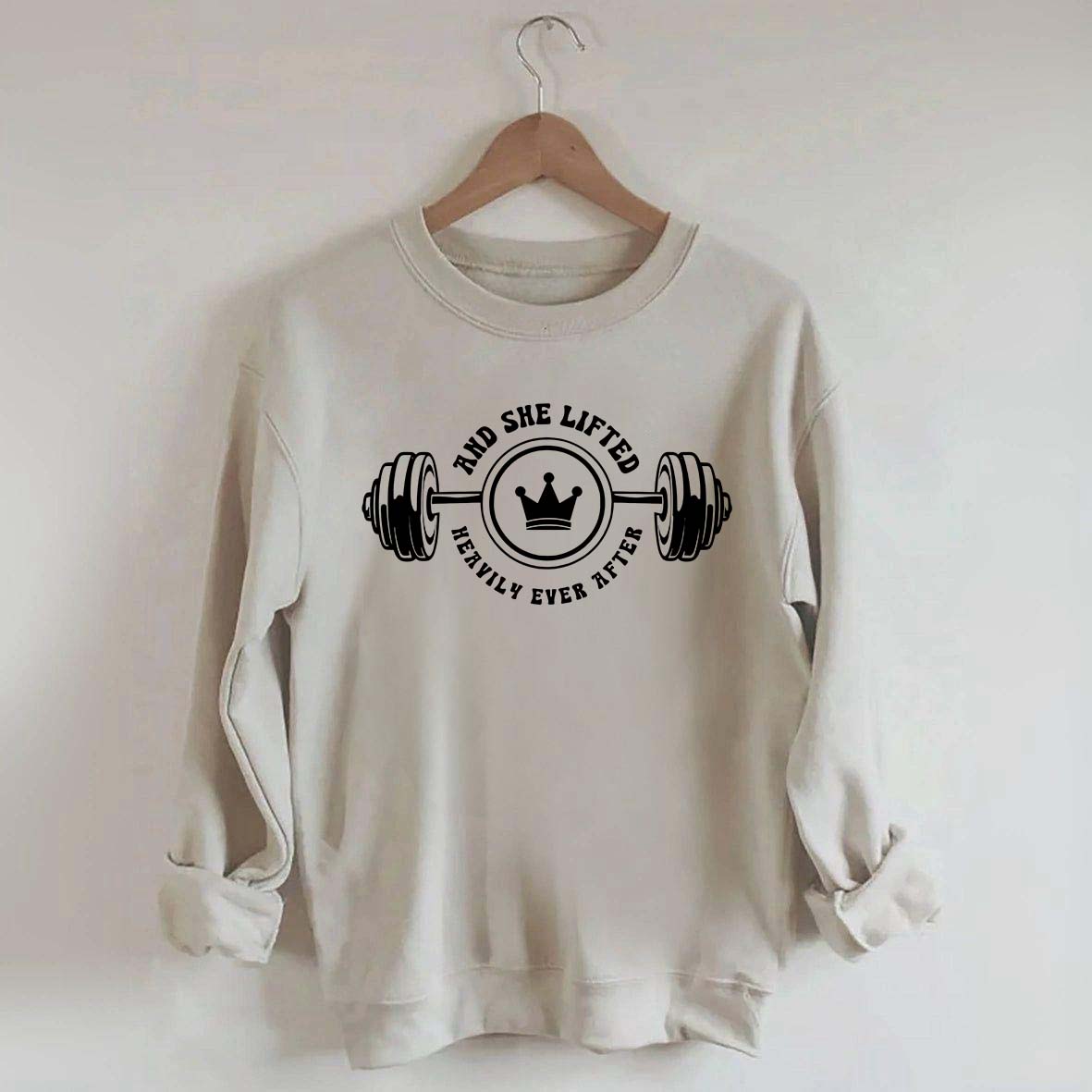 And She Lifted Heavily Ever After Cute Sweatshirt