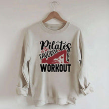 Pilates Workout Statement Sweatshirt