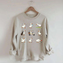 Funny Golf Goose Sweatshirt
