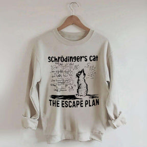 Funny Physics Science Cat Sweatshirt