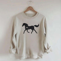 Glitter Horse Sweatshirt