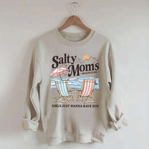 Salty Moms Beach Club Sweatshirt