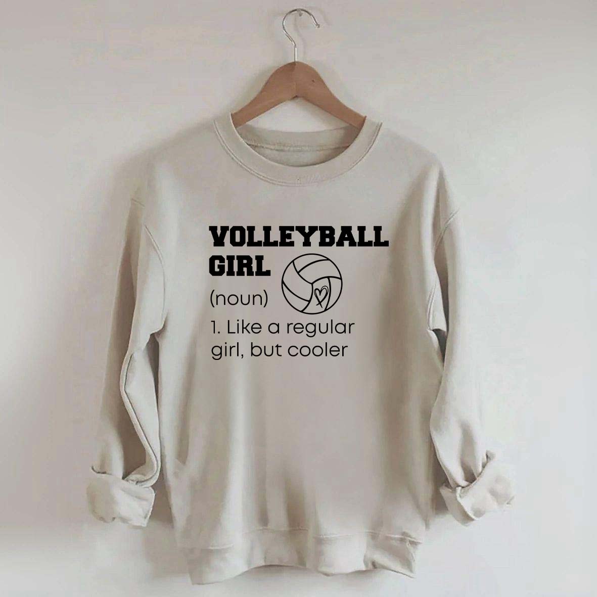 Volleyball Girl Team Sweatshirt