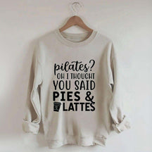 Pilates Pies & Lattes Sweatshirt