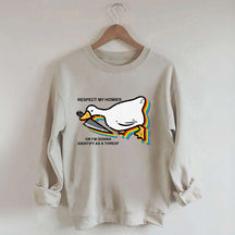 Silly Goose Ally Pride Queer Rights Ally Sweatshirt