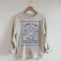 A Book A Day Bookworm Sweatshirt