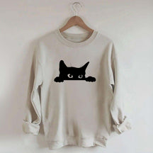 Cute Black Cat Owner Sweatshirt
