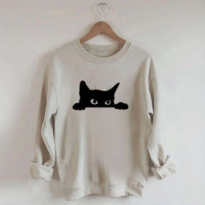 Cute Black Cat Owner Sweatshirt