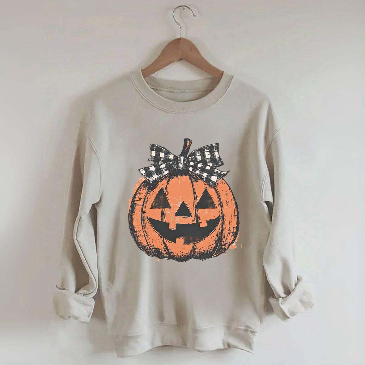 Preppy Jack o Lantern Sweatshirt