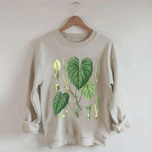 Philodendron Vintage Plant Anatomy Sweatshirt