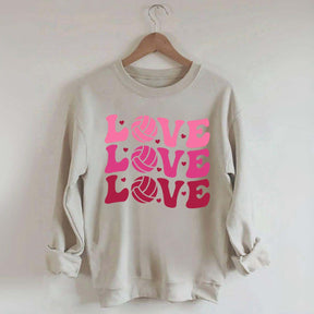 Volleyball Valentine's Day Sweatshirt