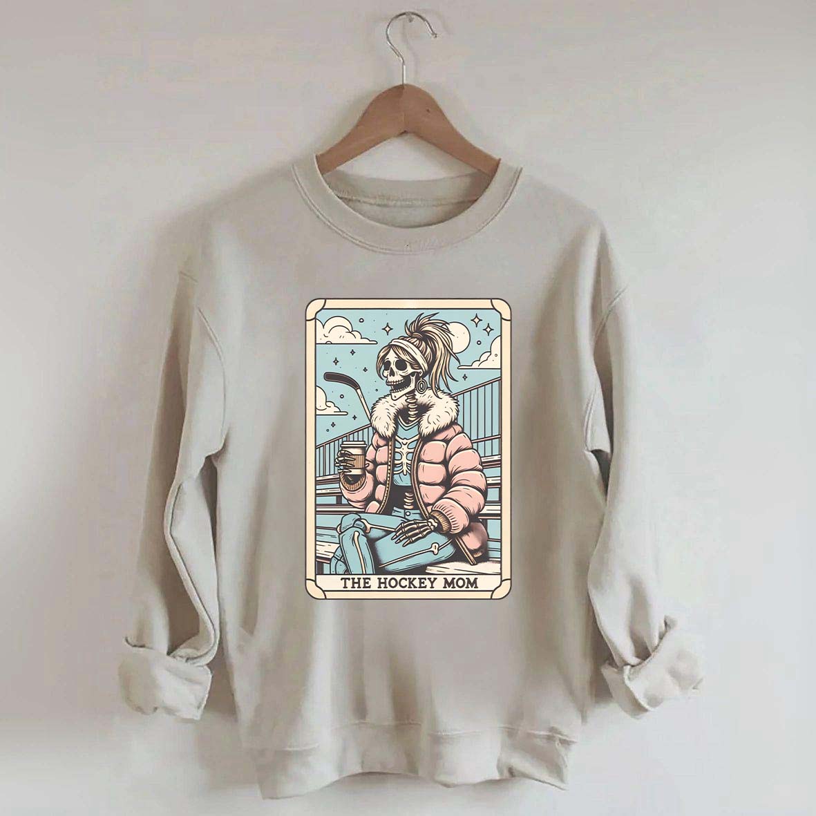 Tarot Card Hockey Mom Sweatshirt