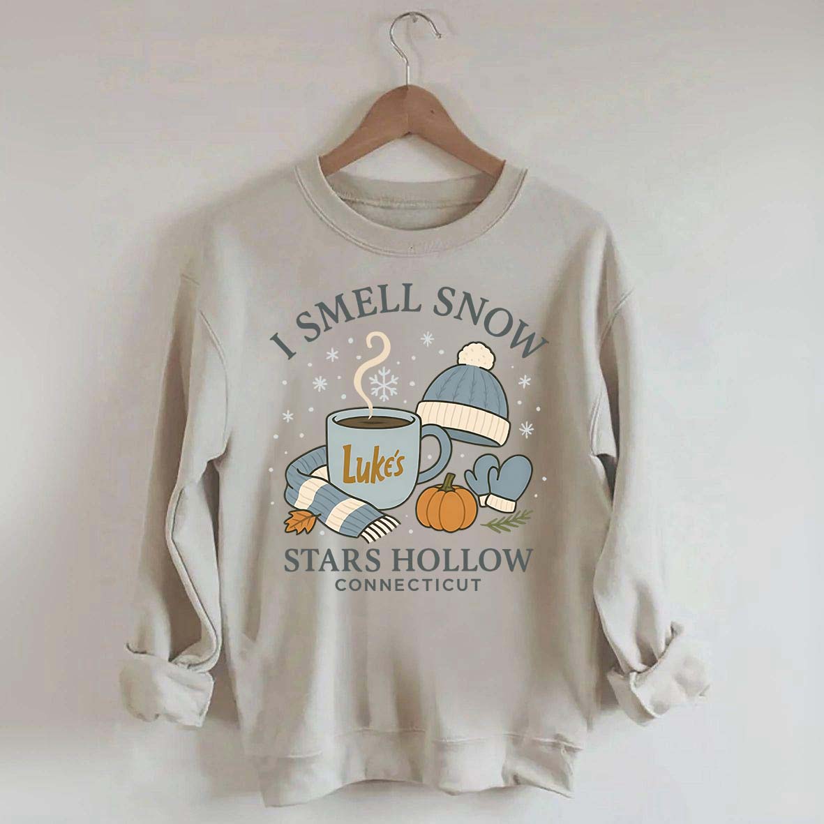 I Smell Snow Stars Hollow Sweatshirt