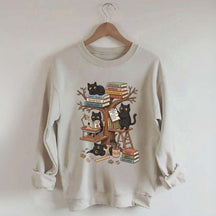 First Day Of School Black Cat Teacher Sweatshirt
