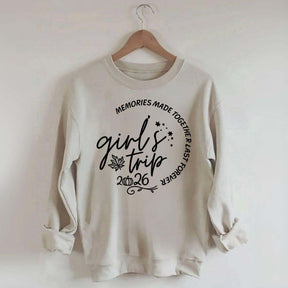 Personalized Year Matching Friends Fall Girls Trip Sweatshirt