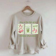 Pilates Princess Preppy Fitness Girl Sweatshirt