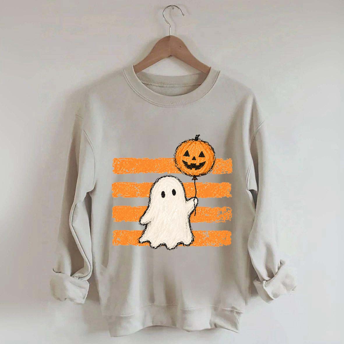 Horror Ghost Halloween Sweatshirt