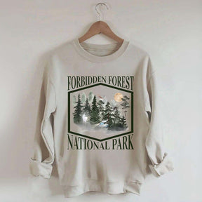 Retro Funny Forbidden Forest National Park Wizarding World Sweatshirt